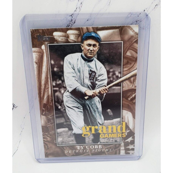 2024 Topps Series 1 Ty Cobb #GOG-16 Grand Gamers Insert Detroit Tigers - Picture 1 of 4